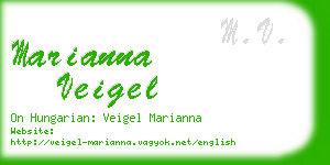 marianna veigel business card